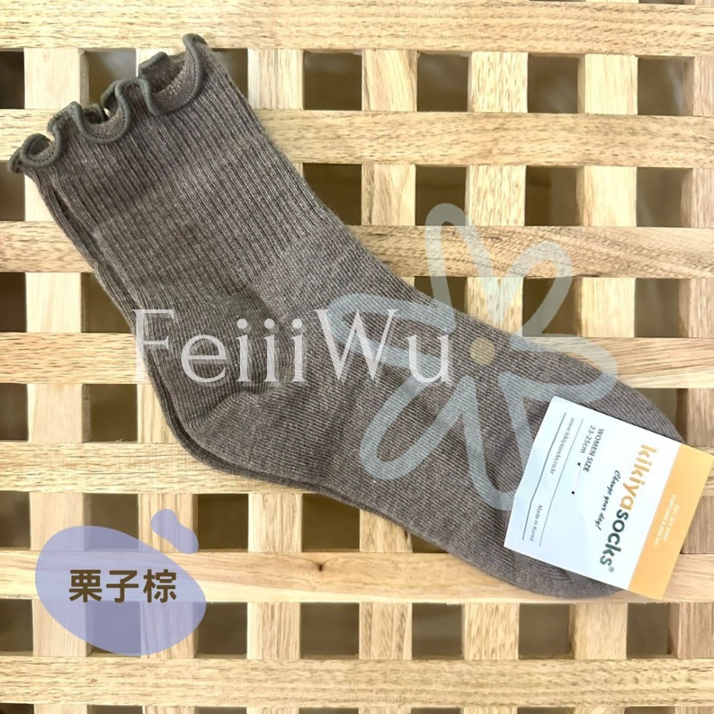 悠蔍米商行🍧現貨ᝰ韓國Kikiya socks襪子長襪,木耳襪-規格圖2