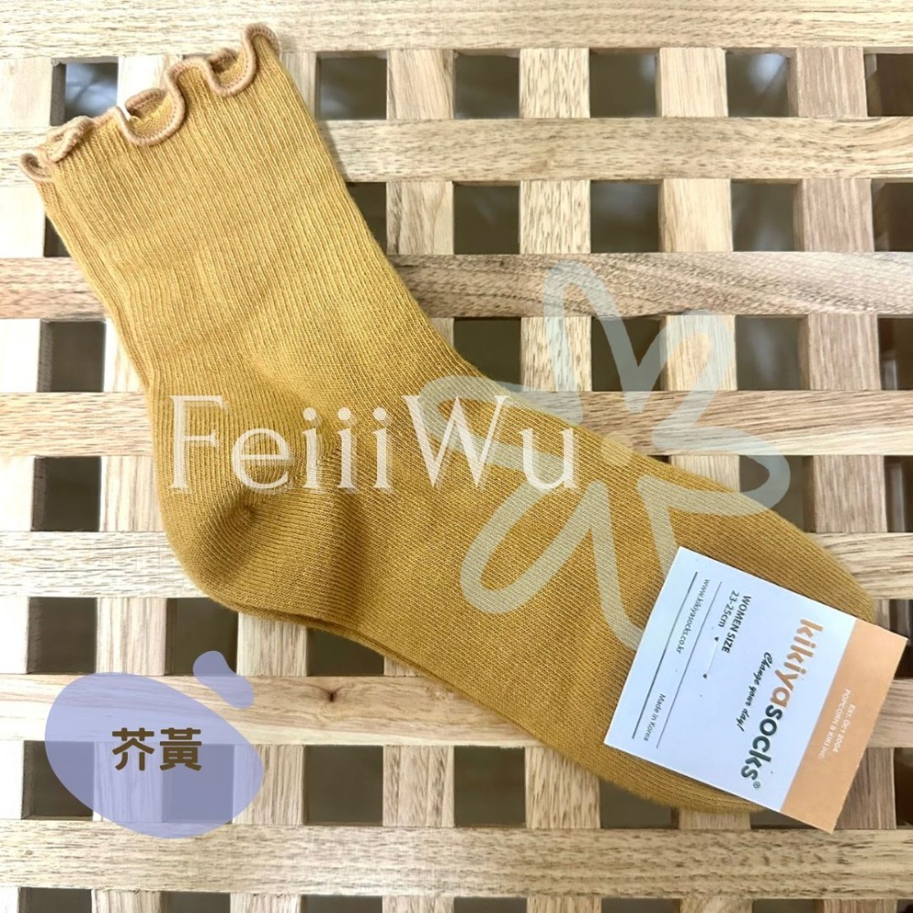 悠蔍米商行🍧現貨ᝰ韓國Kikiya socks襪子長襪,木耳襪-規格圖2