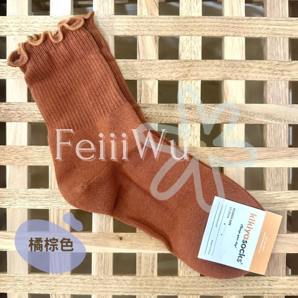 悠蔍米商行🍧現貨ᝰ韓國Kikiya socks襪子長襪,木耳襪-規格圖2