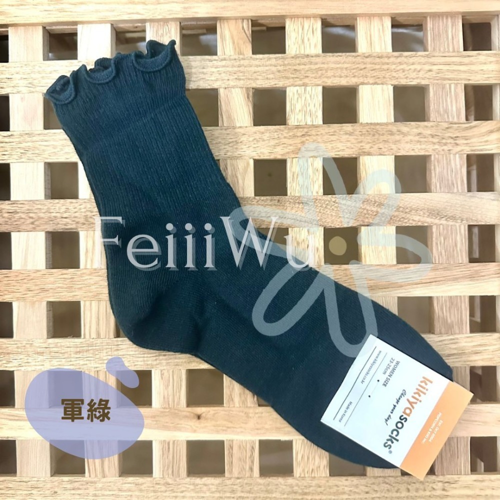 悠蔍米商行🍧現貨ᝰ韓國Kikiya socks襪子長襪,木耳襪-規格圖2