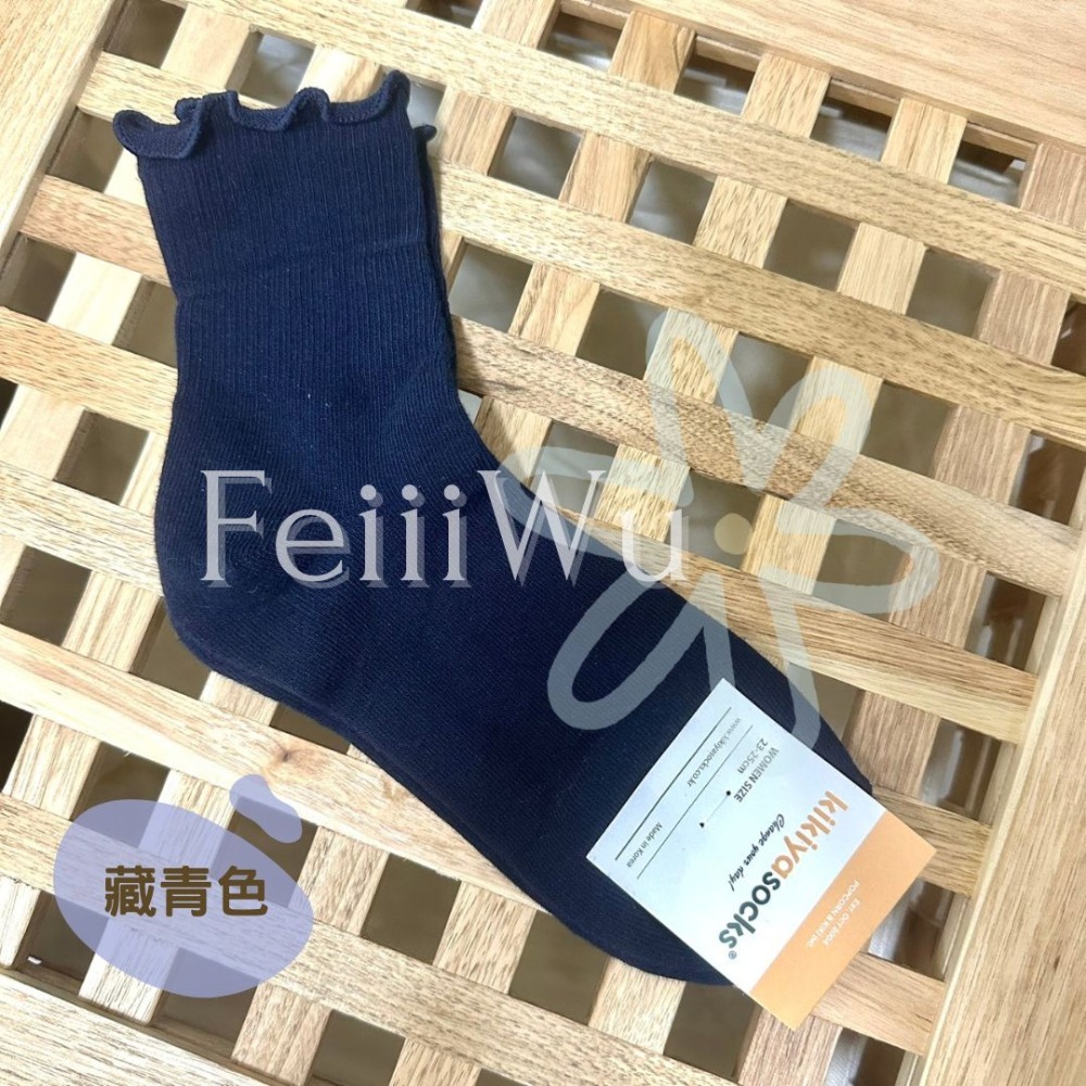 悠蔍米商行🍧現貨ᝰ韓國Kikiya socks襪子長襪,木耳襪-規格圖2