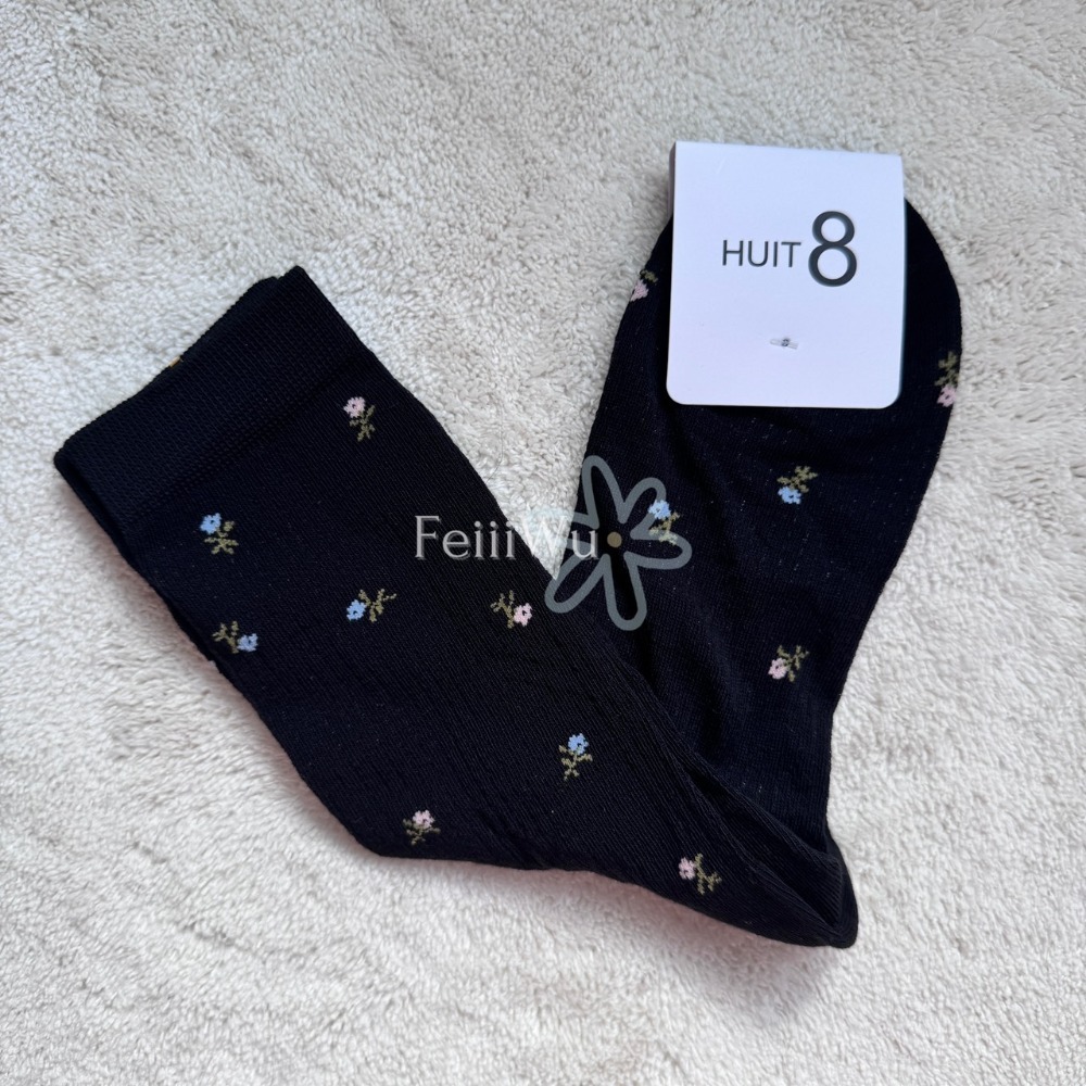悠蔍米商行韓國代購🍧現貨ᝰ韓國Huit8夏日花園款薄長襪-規格圖1