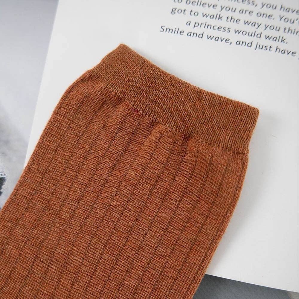 AHUA阿華有事嗎 韓國襪子 糖果純色條紋中筒襪 素色長襪［現貨］ K0155 百搭素襪 韓妞必備 素色基本款-細節圖10