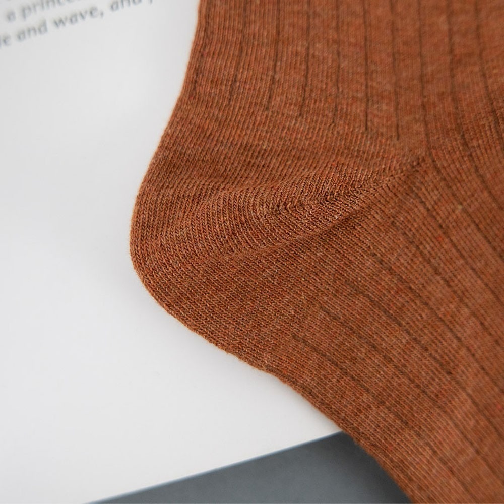 AHUA阿華有事嗎 韓國襪子 糖果純色條紋中筒襪 素色長襪［現貨］ K0155 百搭素襪 韓妞必備 素色基本款-細節圖11