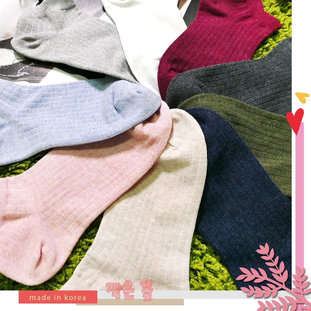 AHUA 韓國襪子 糖果純色條紋短襪 K0164  襪子推薦 女襪 素色短襪 學生襪 白襪 黑襪 純棉襪子 阿華有事嗎-細節圖4