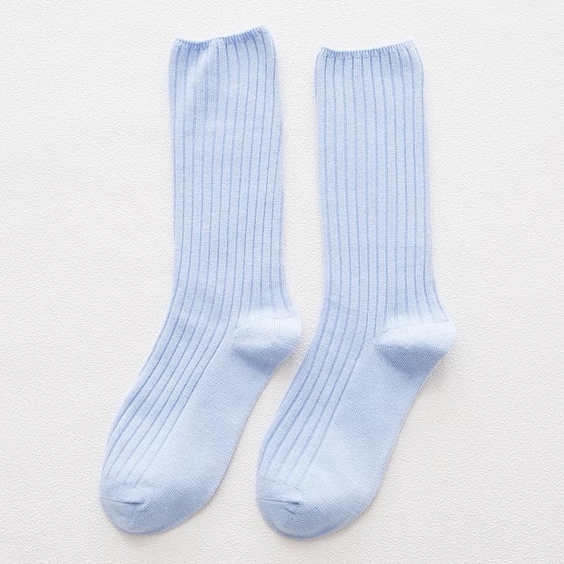 AHUA阿華有事嗎 日系純色針織堆堆襪 長襪 S0272 韓系少女襪 純棉襪 韓妞必備長襪 百搭熱賣爆款-規格圖11