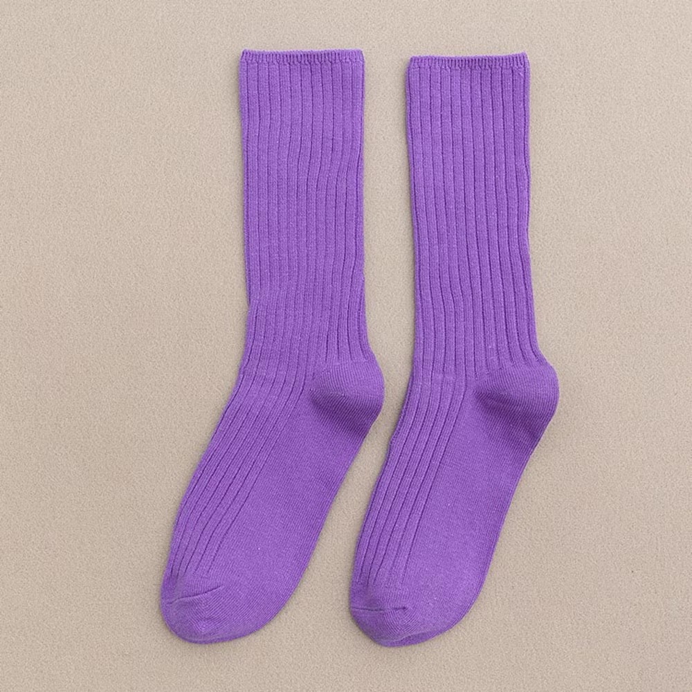 AHUA阿華有事嗎 日系純色針織堆堆襪 長襪 S0272 韓系少女襪 純棉襪 韓妞必備長襪 百搭熱賣爆款-規格圖11
