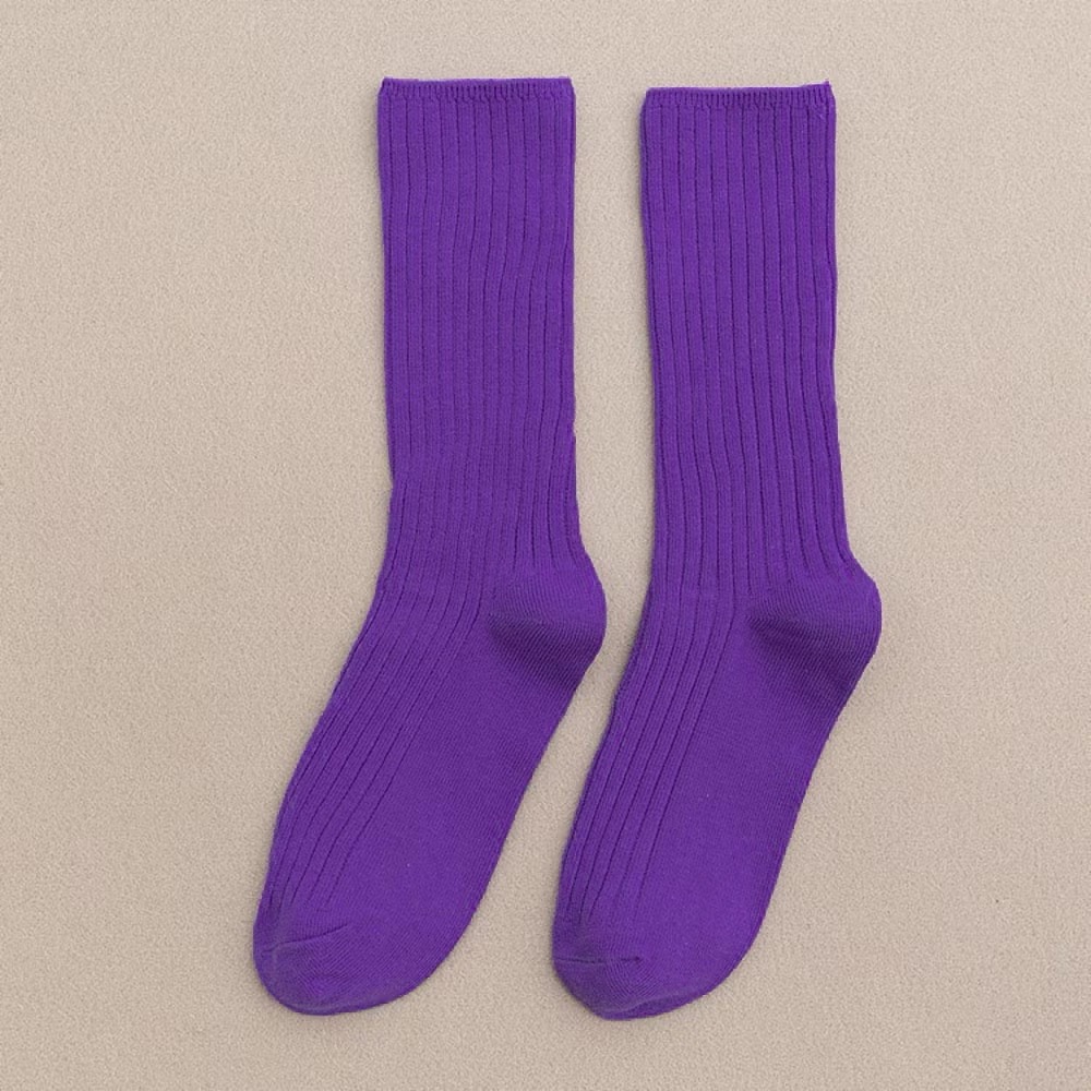 AHUA阿華有事嗎 日系純色針織堆堆襪 長襪 S0272 韓系少女襪 純棉襪 韓妞必備長襪 百搭熱賣爆款-規格圖11