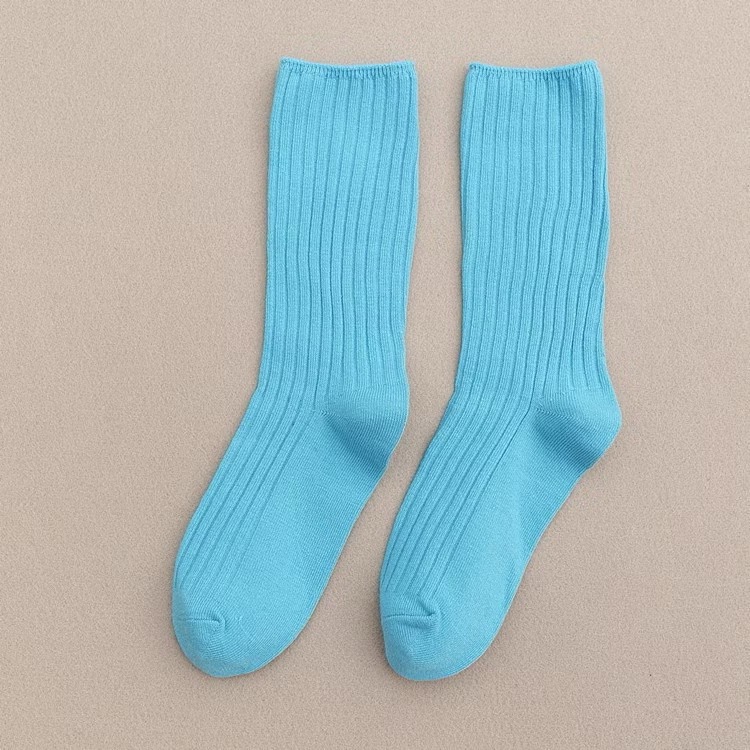 AHUA阿華有事嗎 日系純色針織堆堆襪 長襪 S0272 韓系少女襪 純棉襪 韓妞必備長襪 百搭熱賣爆款-規格圖11