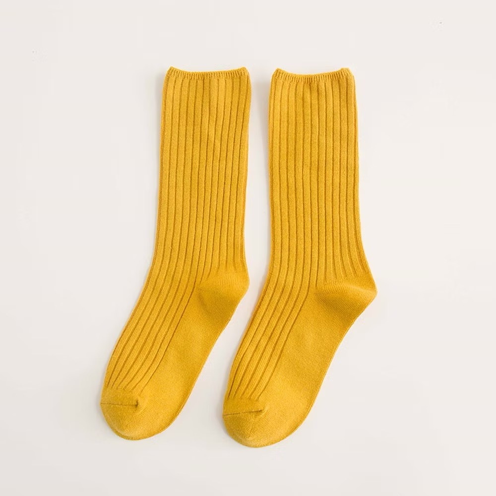 AHUA阿華有事嗎 日系純色針織堆堆襪 長襪 S0272 韓系少女襪 純棉襪 韓妞必備長襪 百搭熱賣爆款-規格圖11
