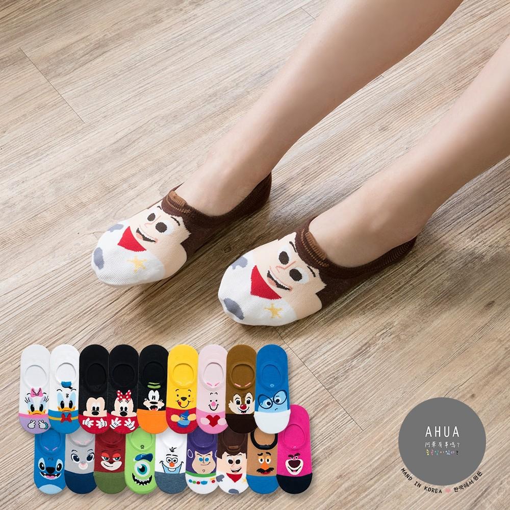 迪士尼 AHUA阿華有事嗎 立體耳朵隱形襪 韓國襪子 襪子推薦 K0311 正韓少女船襪 韓妞必備踝襪 百搭純棉襪-細節圖3