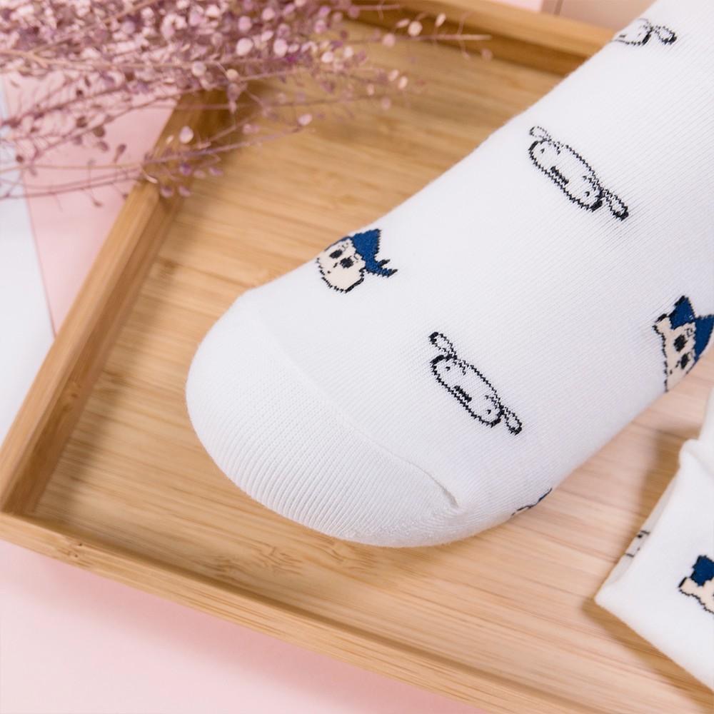 AHUA阿華有事嗎  韓國襪子 站好站滿版蠟筆小新短襪 K0336 正韓少女襪 韓妞必備 百搭純棉襪 素色襪子-細節圖7