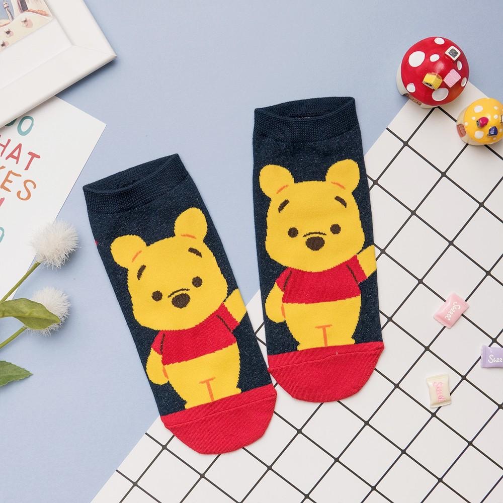 AHUA 迪士尼Q版全身短襪 K0406 韓國襪子 女生襪子 女生短襪 女襪 卡通襪 純棉襪子 可愛襪子 阿華有事嗎-細節圖5