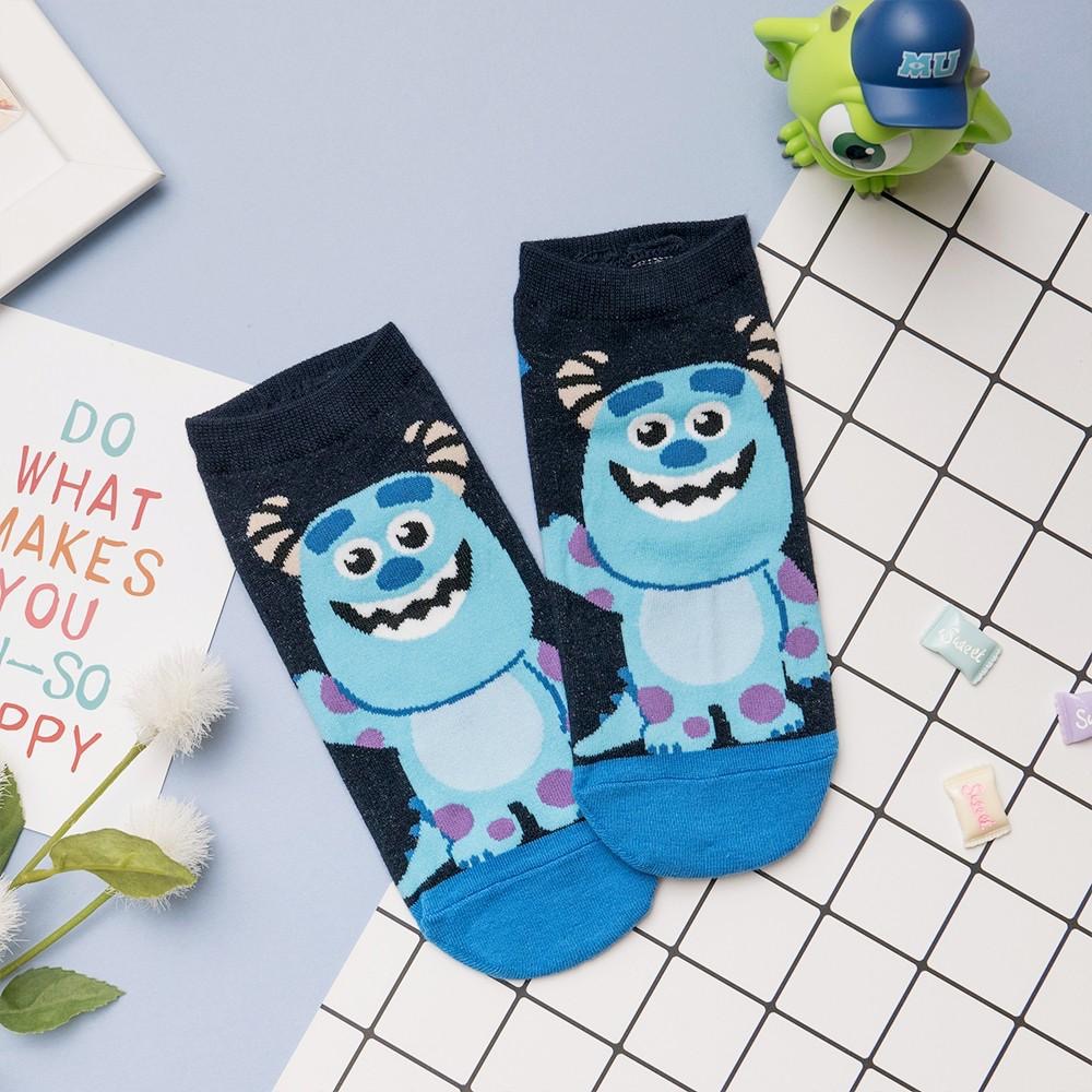 AHUA 迪士尼Q版全身短襪 K0406 韓國襪子 女生襪子 女生短襪 女襪 卡通襪 純棉襪子 可愛襪子 阿華有事嗎-細節圖7