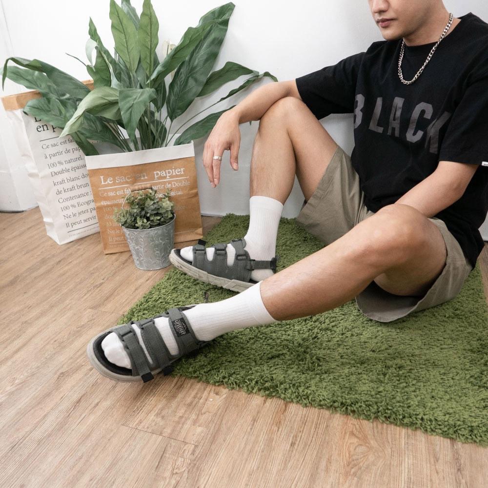 AHUA 韓國襪子 純色條紋中筒襪 男襪 K0487 男生襪子 男生長襪 紳士襪 純棉襪 素色襪子 白襪 阿華有事嗎-細節圖5