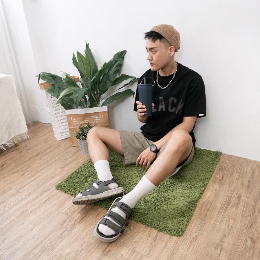 AHUA 韓國襪子 純色條紋中筒襪 男襪 K0487 男生襪子 男生長襪 紳士襪 純棉襪 素色襪子 白襪 阿華有事嗎-細節圖8