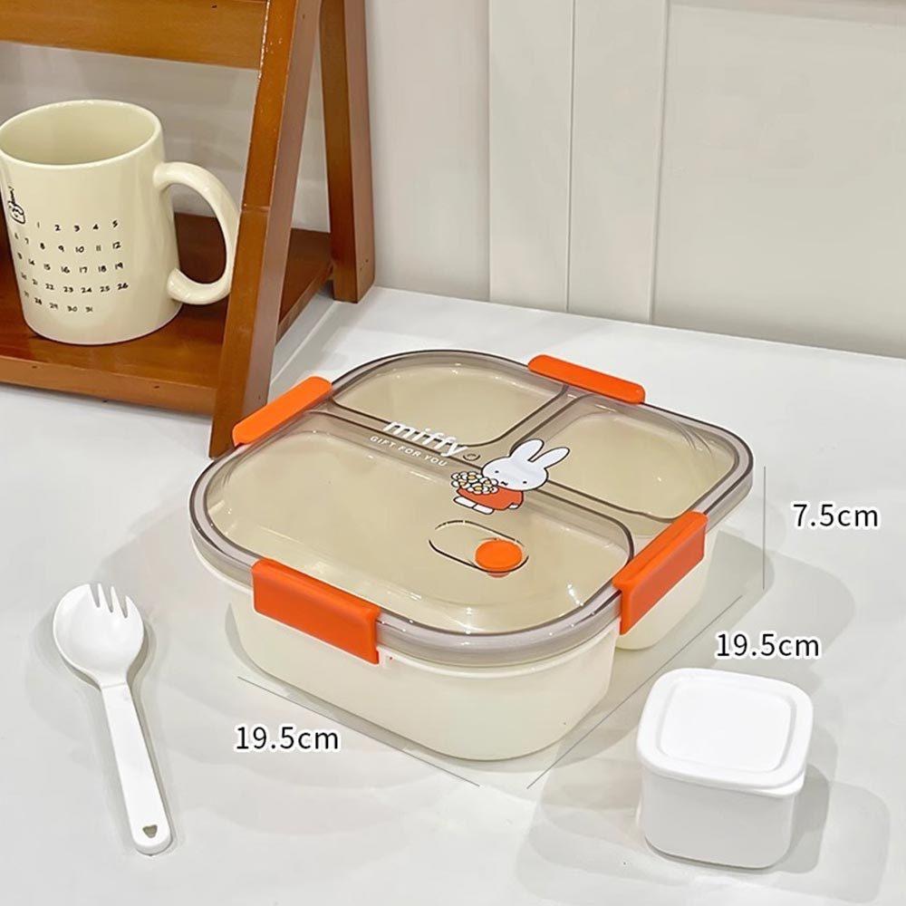 AHUA 阿華有事嗎 Miffy米飛兔分隔密封便當盒 F0054 F0055 生活百貨 便當盒 密封盒-細節圖8