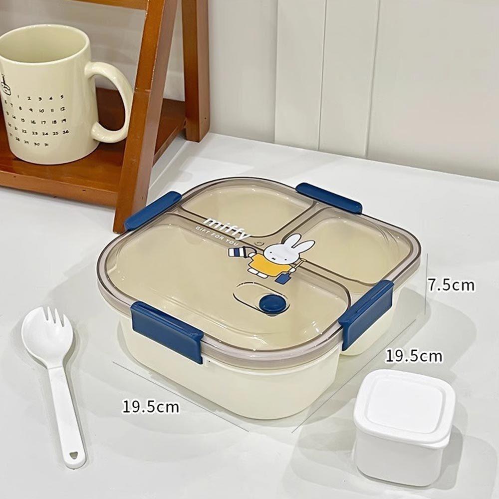 AHUA 阿華有事嗎 Miffy米飛兔分隔密封便當盒 F0054 F0055 生活百貨 便當盒 密封盒-細節圖9