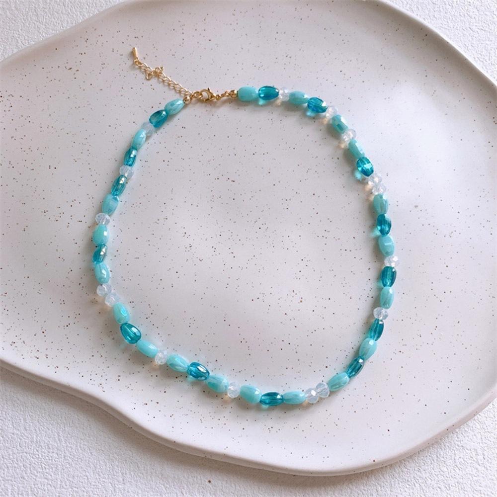 AHUA阿華有事嗎 童彩色石頭珍珠串珠項鍊 TT0018 可愛 飾品 兒童項鍊-細節圖9