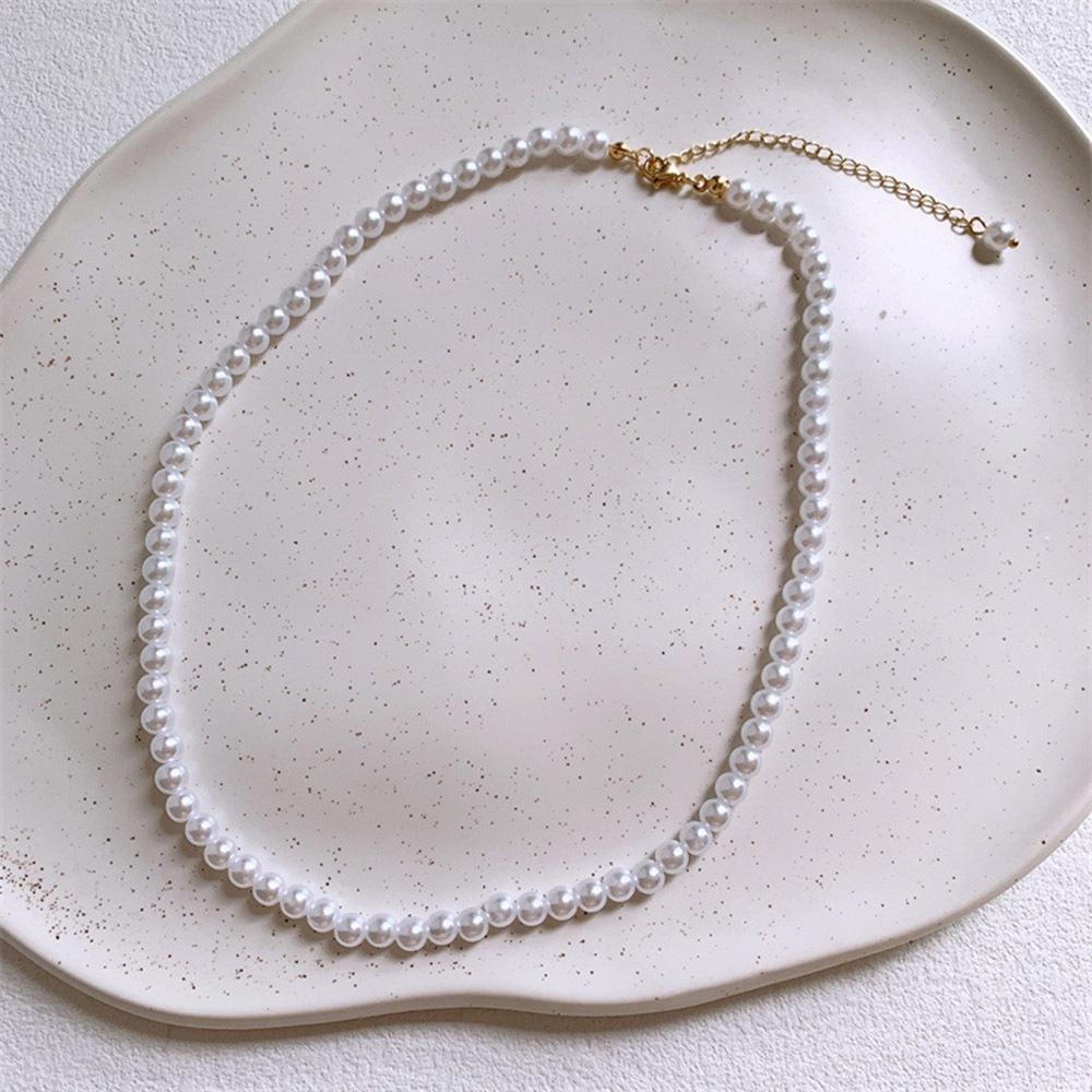 AHUA阿華有事嗎  童優雅珍珠愛心串珠項鍊 TT0017 可愛 飾品 兒童項鍊-細節圖5