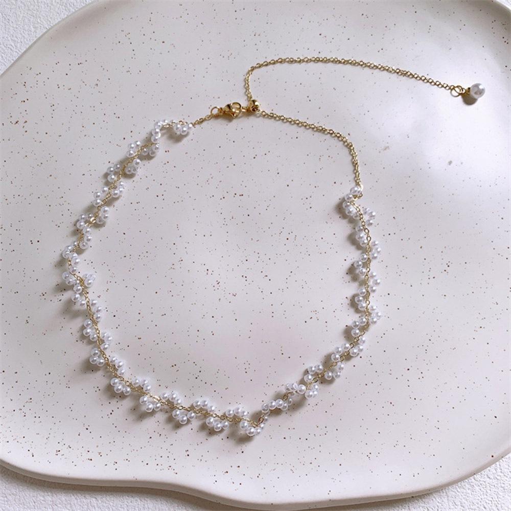 AHUA阿華有事嗎  童優雅珍珠愛心串珠項鍊 TT0017 可愛 飾品 兒童項鍊-細節圖6