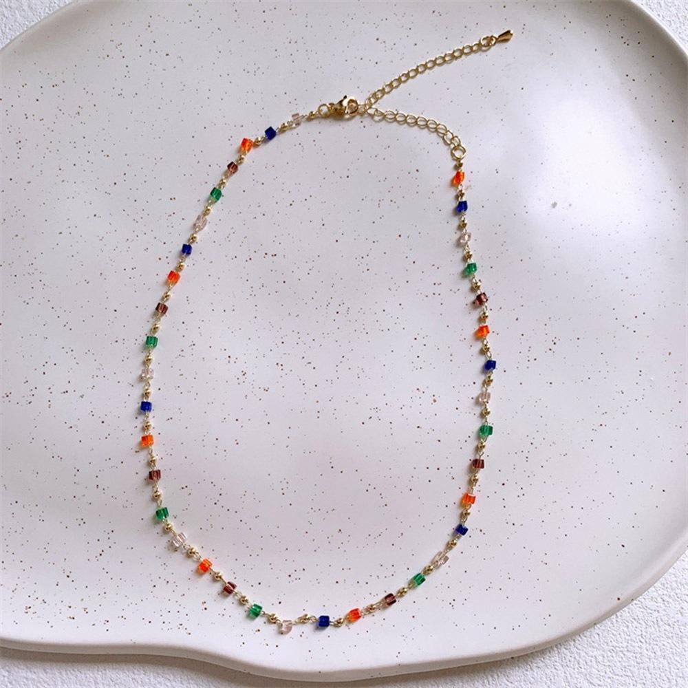 AHUA阿華有事嗎  童優雅珍珠愛心串珠項鍊 TT0017 可愛 飾品 兒童項鍊-細節圖8