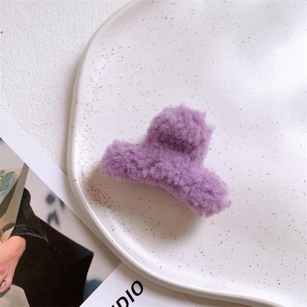 AHUA  兒童多色毛絨絨造型髮夾 兒童髮飾 造型髮夾 親子穿搭 TT0026 阿華有事嗎-細節圖5