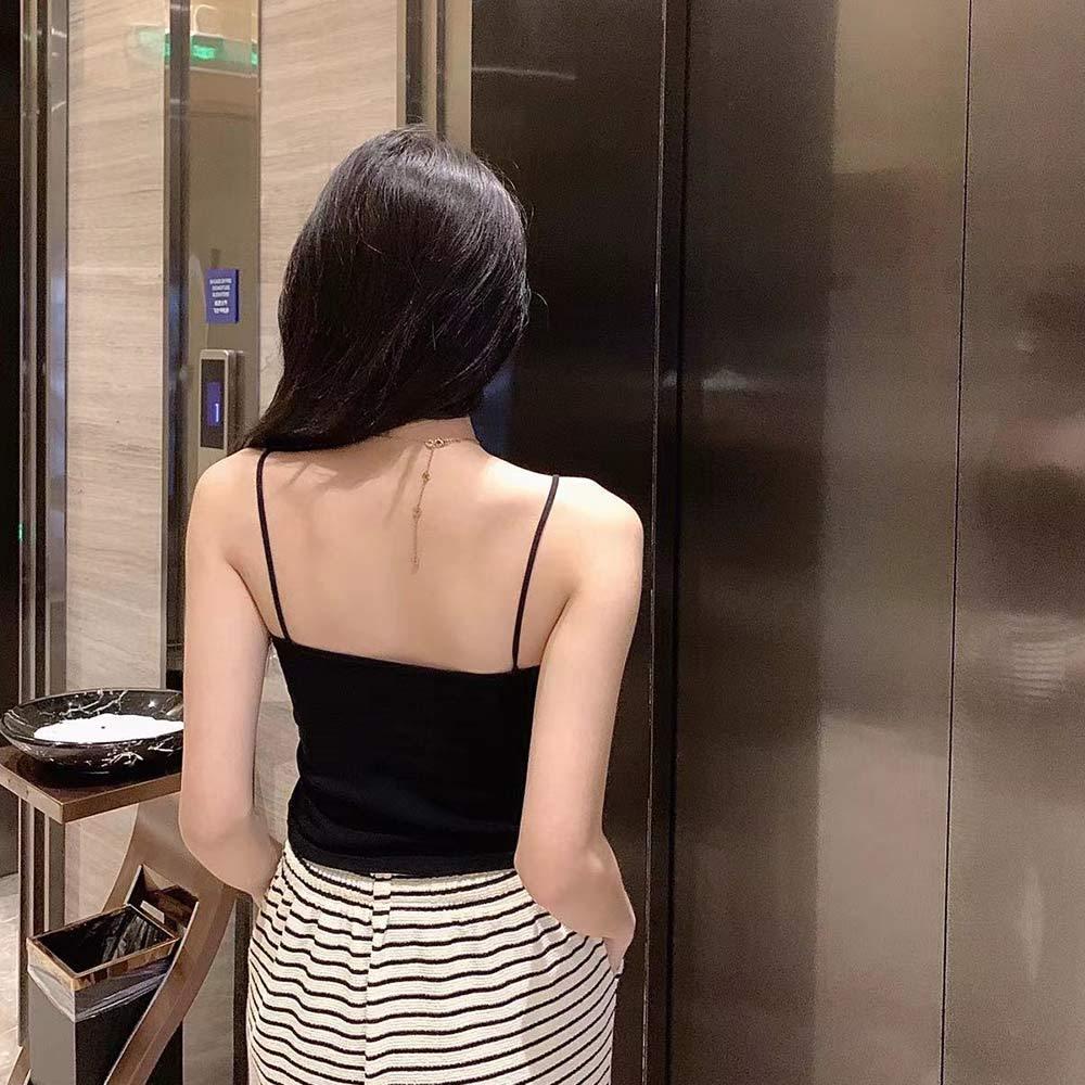 AHUA 阿華有事嗎 素色雙層捲邊吊帶背心 I0082 韓系內著 可愛  BRA TOP 內衣 小可愛-細節圖7