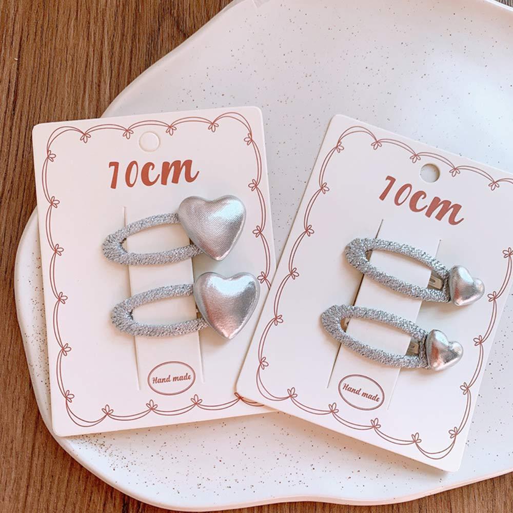 AHUA 阿華有事嗎 童立體花花愛心造型髮夾2入組 TT0179 可愛 兒童髮飾 造型 髮夾-細節圖3