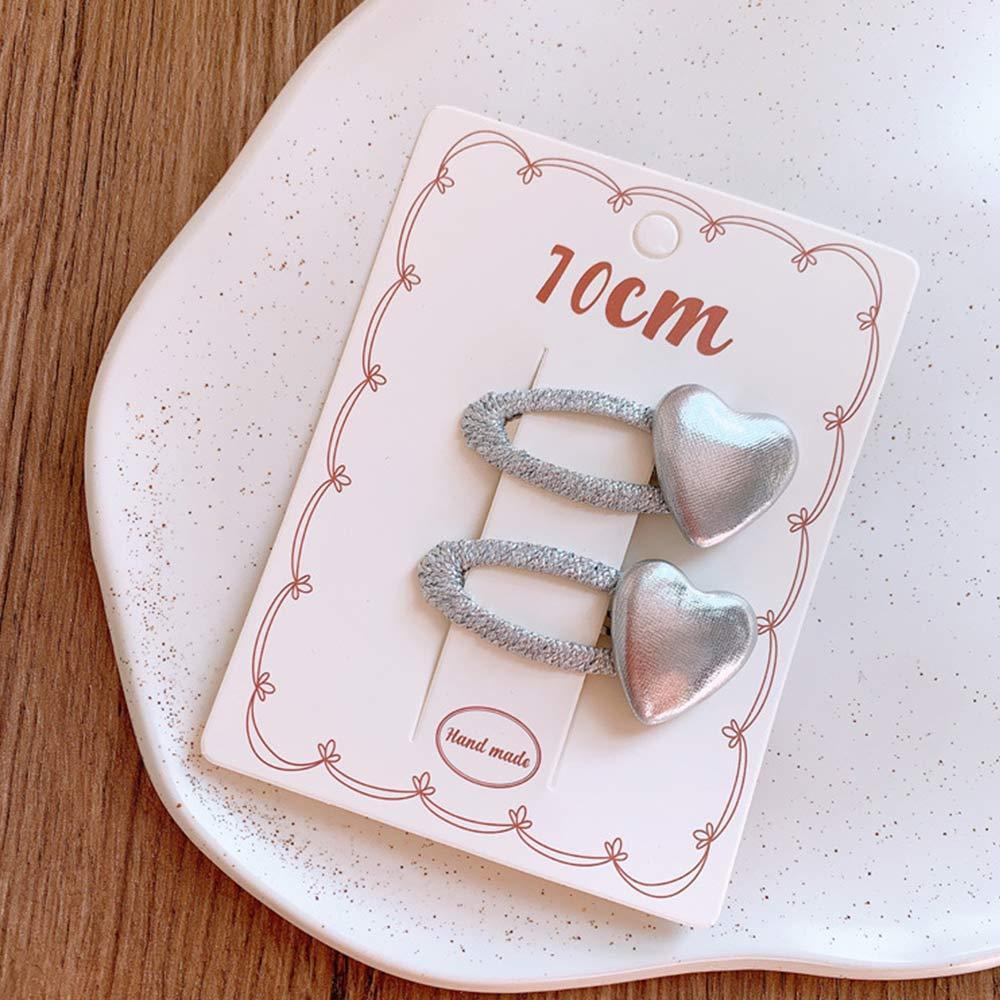 AHUA 阿華有事嗎 童立體花花愛心造型髮夾2入組 TT0179 可愛 兒童髮飾 造型 髮夾-細節圖4