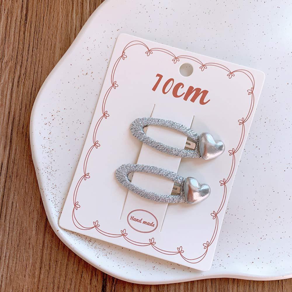 AHUA 阿華有事嗎 童立體花花愛心造型髮夾2入組 TT0179 可愛 兒童髮飾 造型 髮夾-細節圖5