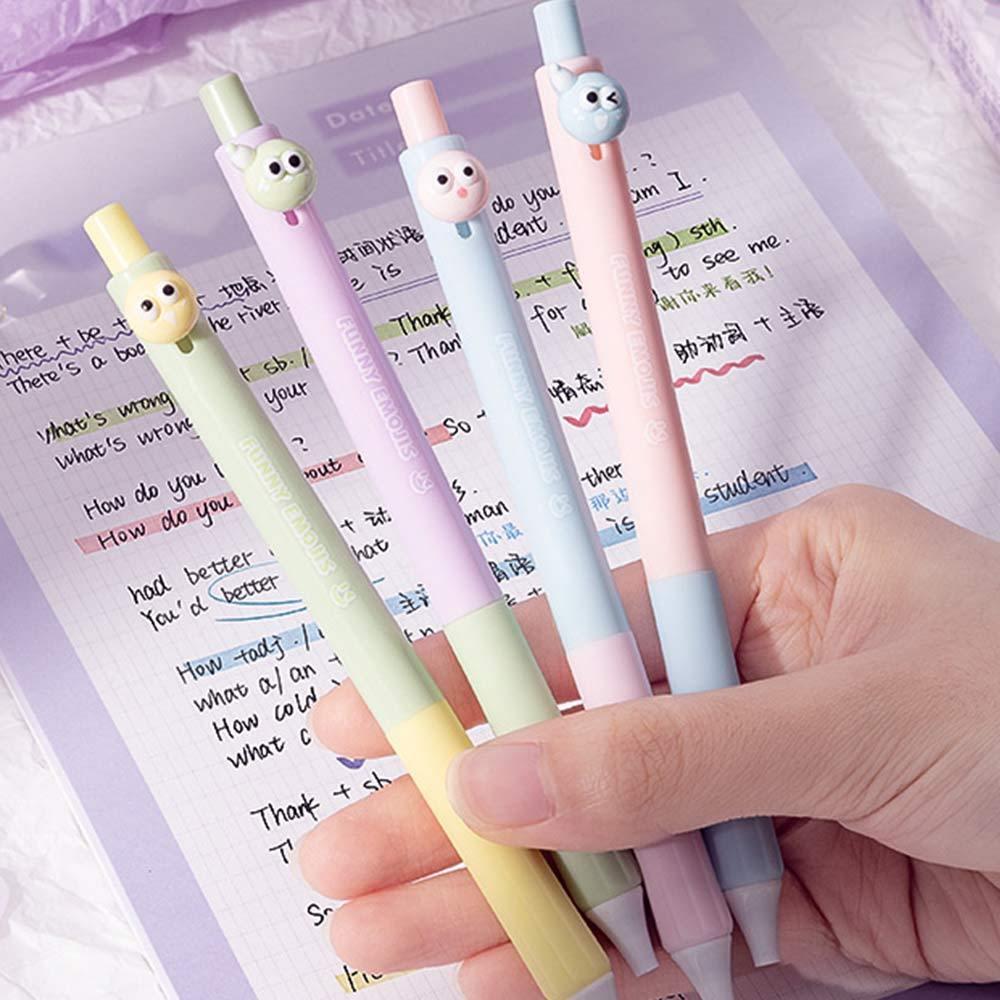 AHUA 阿華有事嗎 立體糖果跳跳中性黑筆(一盒4支) O0044 可愛 文具 開學用品-細節圖4