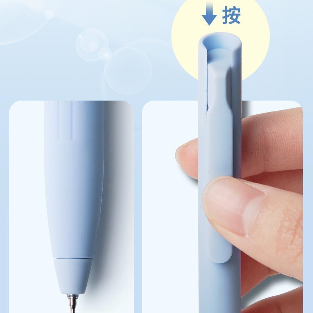 AHUA 阿華有事嗎 莫蘭迪色按動彩色中性筆(一盒6支) O0045 可愛 文具 開學用品-細節圖7