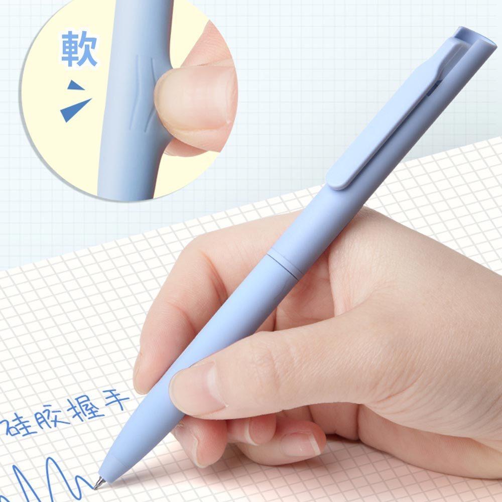 AHUA 阿華有事嗎 莫蘭迪色按動彩色中性筆(一盒6支) O0045 可愛 文具 開學用品-細節圖8