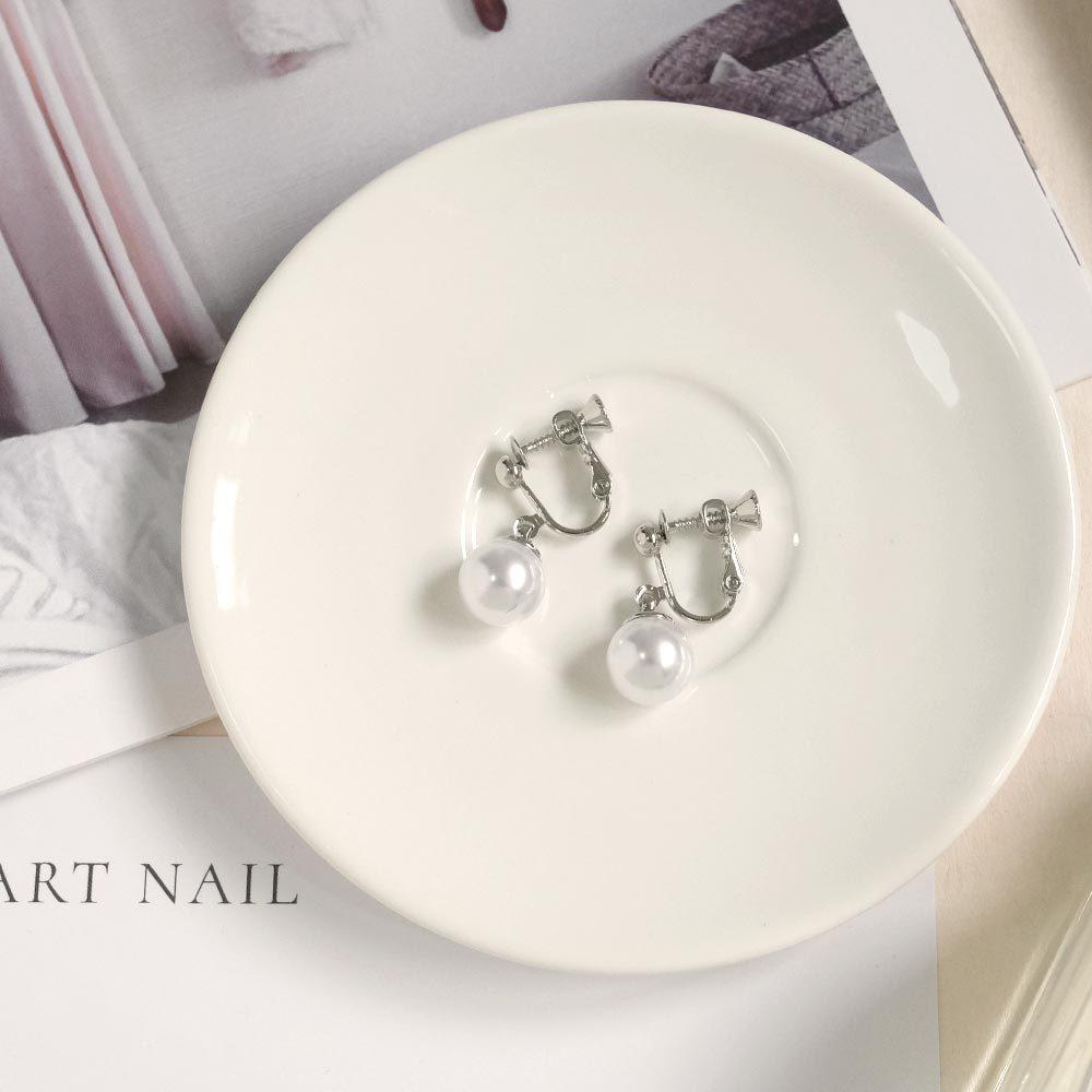 AHUA阿華有事嗎 大珍珠垂式耳夾 A0875 正韓 Ins風 時尚 氣質 百搭 耳夾 無耳洞 基本款-細節圖7