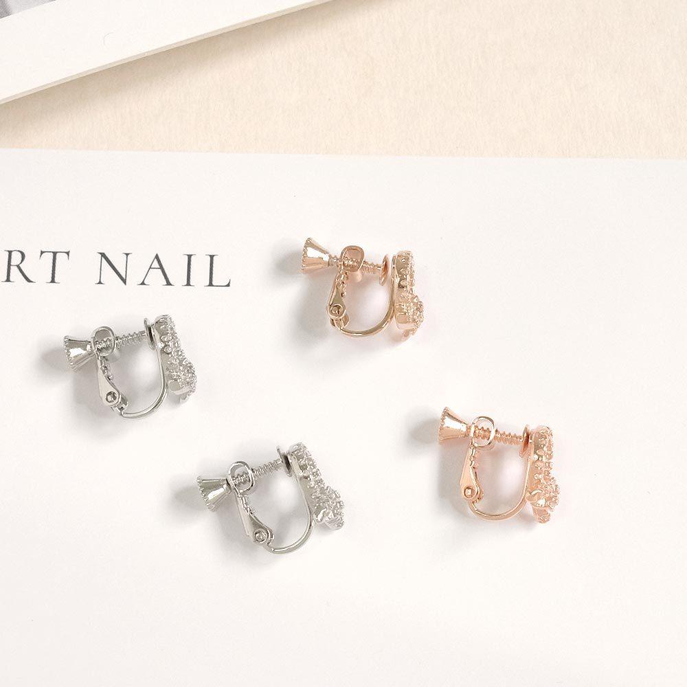 AHUA阿華有事嗎 璀璨圓圈打結耳夾 A0874 正韓 Ins風 時尚 氣質 百搭 耳夾 無耳洞 基本款-細節圖6