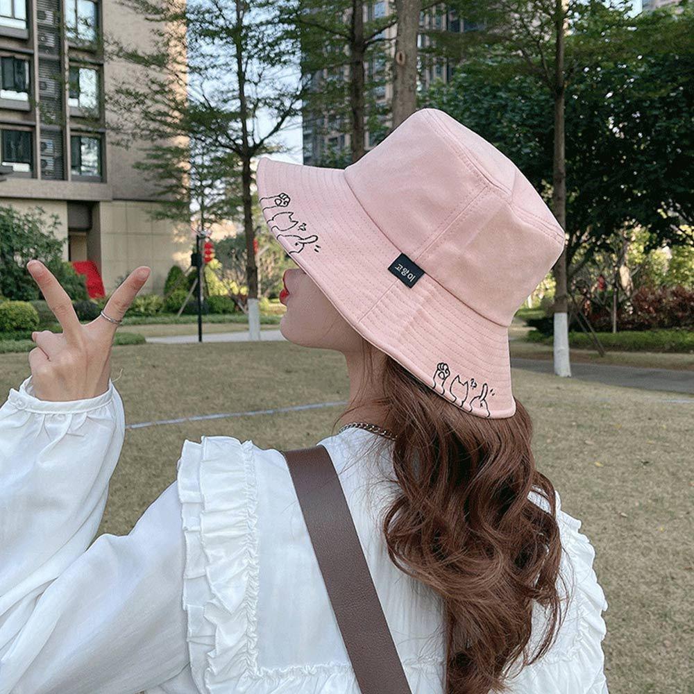 AHUA阿華有事嗎 貓咪鏤空漁夫帽 H0064 簡約 百搭基本款帽子 漁夫帽 遮陽帽-細節圖6