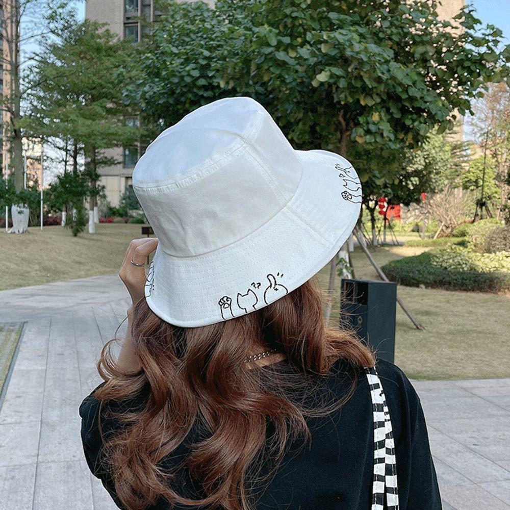 AHUA阿華有事嗎 貓咪鏤空漁夫帽 H0064 簡約 百搭基本款帽子 漁夫帽 遮陽帽-細節圖8