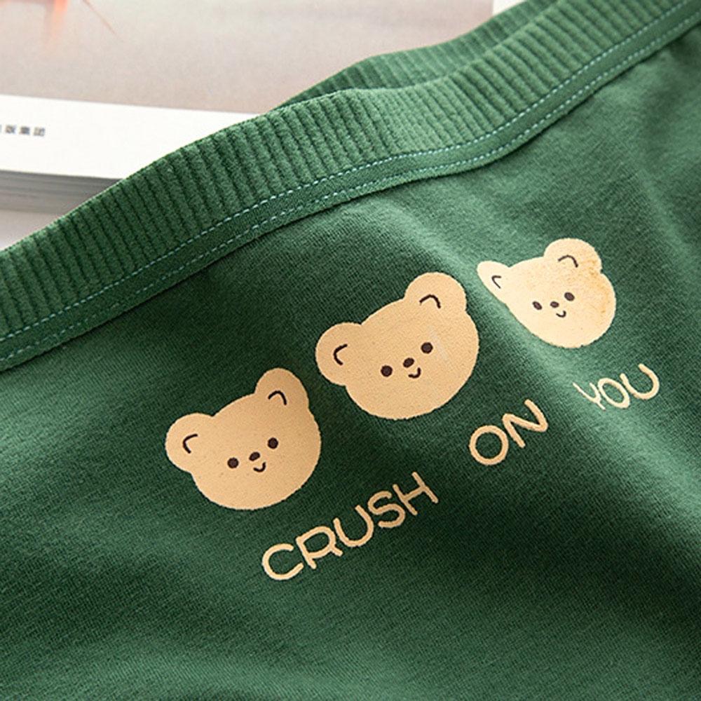 AHUA阿華有事嗎 韓系內著 可愛小熊純棉少女內褲 單入/3件組【I0006】純棉 可愛 女內褲 流行少女內褲-細節圖6