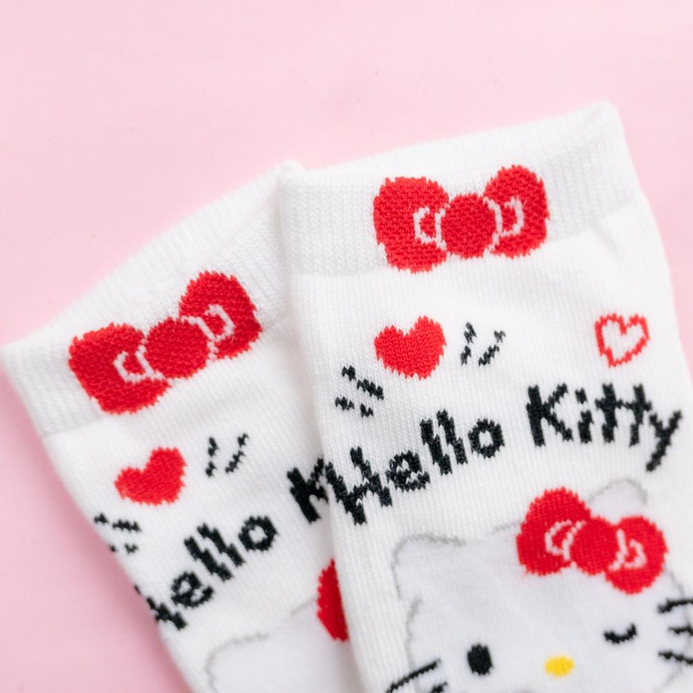 AHUA阿華有事嗎 韓國卡通童襪 童三麗鷗立體耳朵全身人物短襪 KCD0035 正韓純棉襪 女童男童 兒童上學必備襪子-細節圖7
