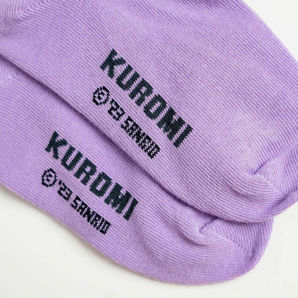 AHUA 韓國卡通童襪 三麗鷗雙條紋兒童中筒襪 兒童襪子 正韓童襪 酷洛米 造型童襪 KCD0033 阿華有事嗎-細節圖5