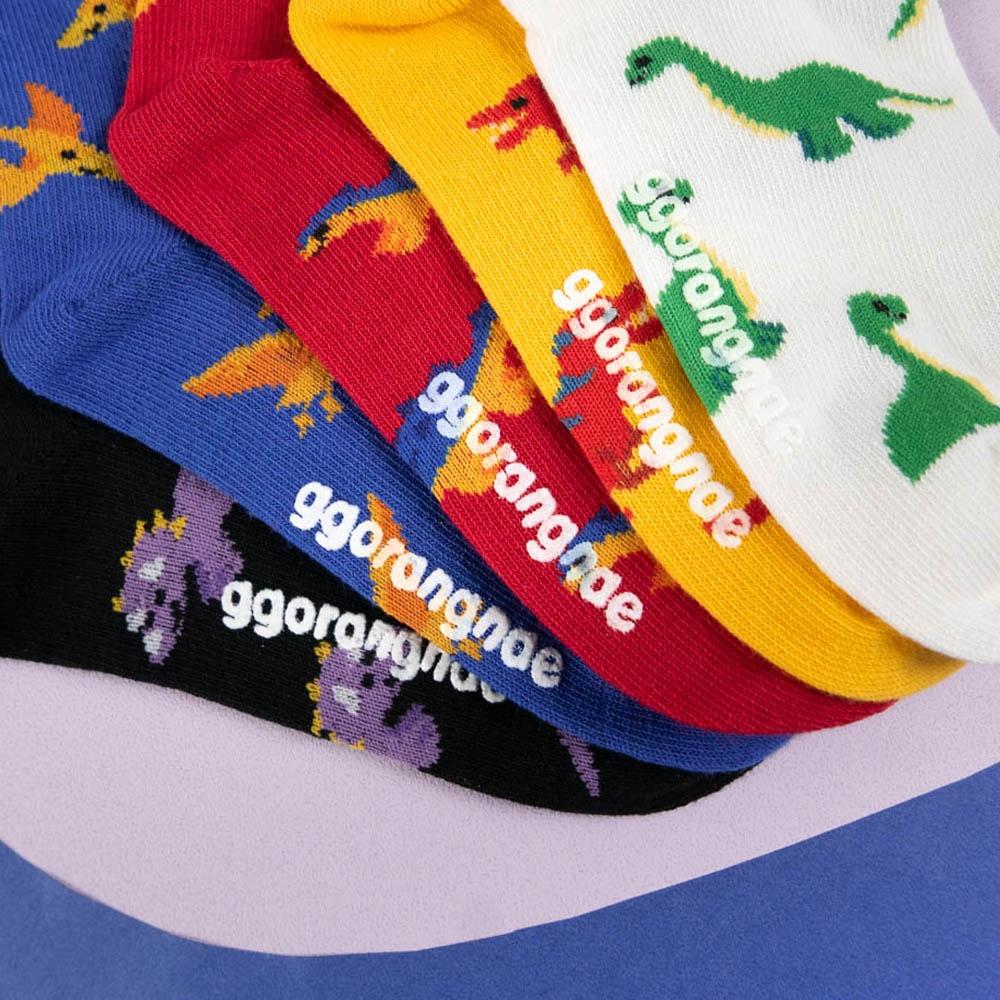 AUHA 韓國童襪 童滿版恐龍兒童中筒襪 襪子推薦 童襪推薦 卡通襪子 孩童上學必備 KCD0031 阿華有事嗎-細節圖6