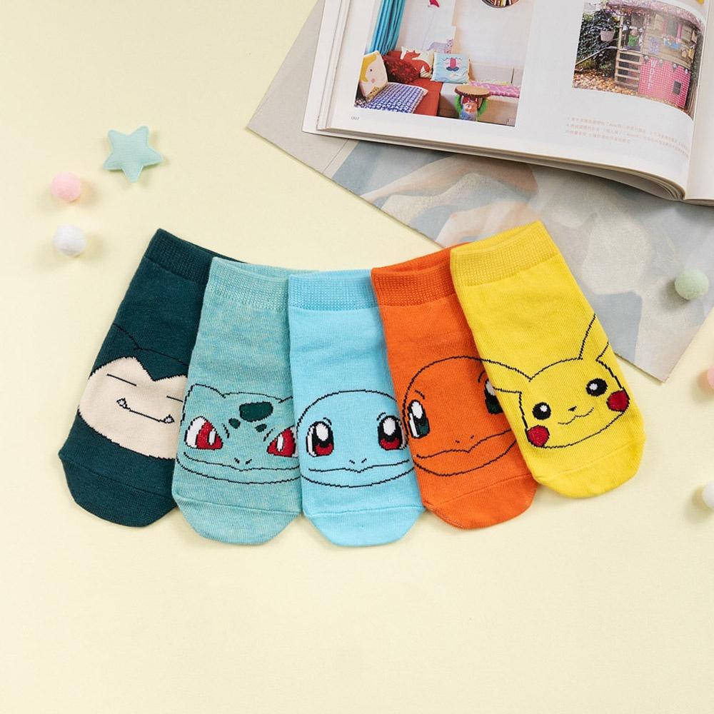 AHUA阿華有事嗎 童神奇寶貝系列短襪 KCD0021 韓國卡通童襪 正韓 孩童上學必備 百搭純棉襪-細節圖4