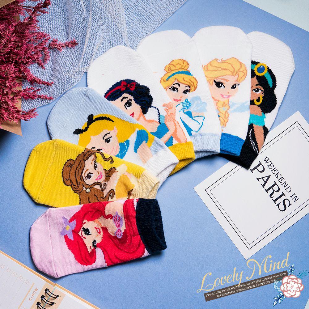 AHUA阿華有事嗎  韓國卡通童襪 童迪士尼公主短襪【KCD0005】正韓 孩童上學必備 百搭純棉襪 素色襪子 新品促銷-細節圖6