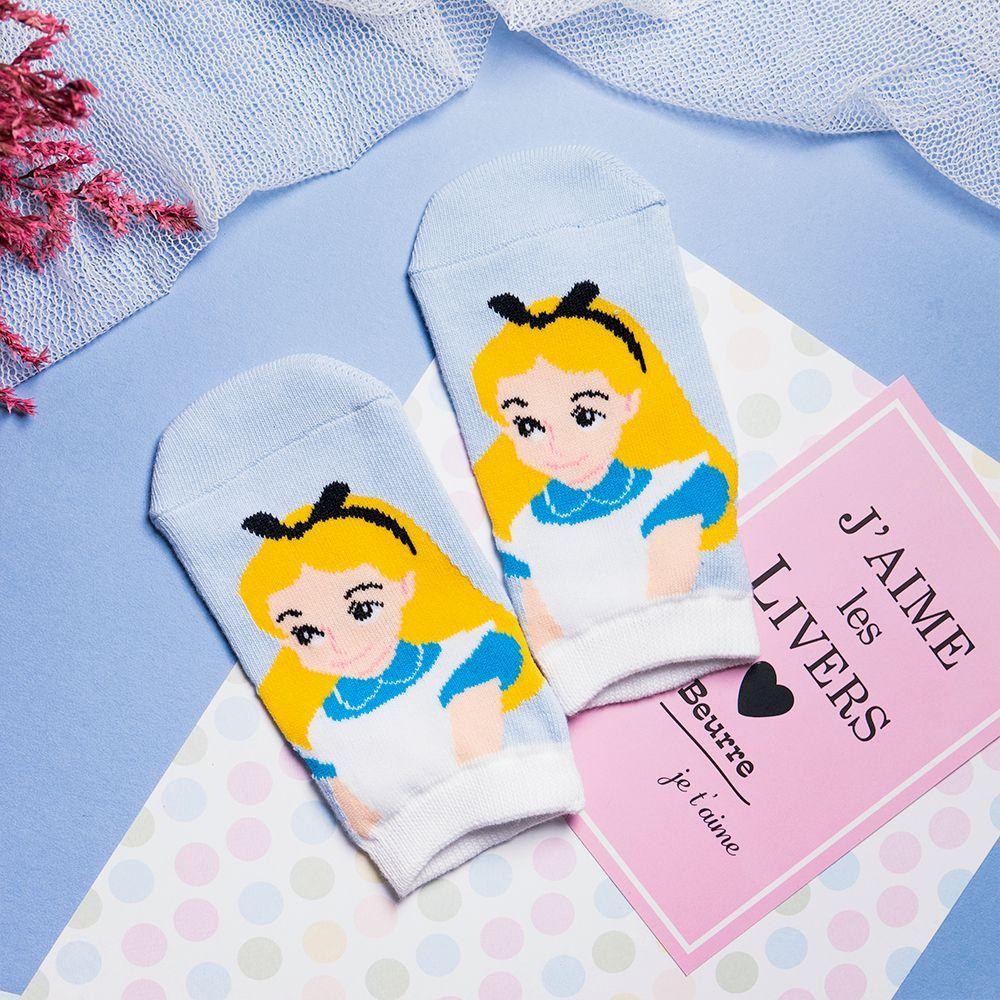 AHUA阿華有事嗎  韓國卡通童襪 童迪士尼公主短襪【KCD0005】正韓 孩童上學必備 百搭純棉襪 素色襪子 新品促銷-細節圖9