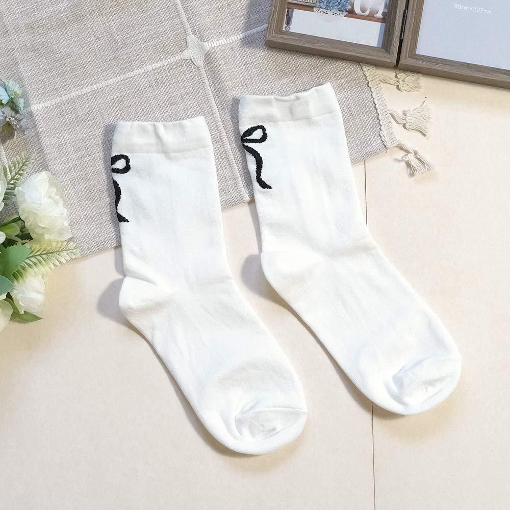 AHUA阿華有事嗎 腳後跟微金蔥優雅蝴蝶結中筒襪 K2202 正韓襪子 百搭純棉襪 韓妞必備 少女襪-細節圖7