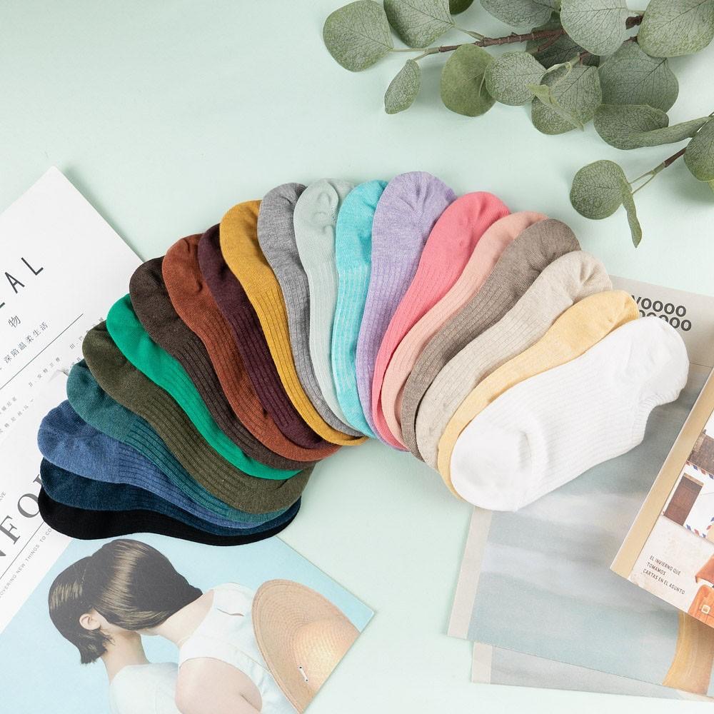 AUHA 韓國襪子 百搭純色坑條紋船型襪 K1105 踝襪 女生襪子 女襪 襪子推薦 正韓襪子 純棉襪 阿華有事嗎-細節圖4