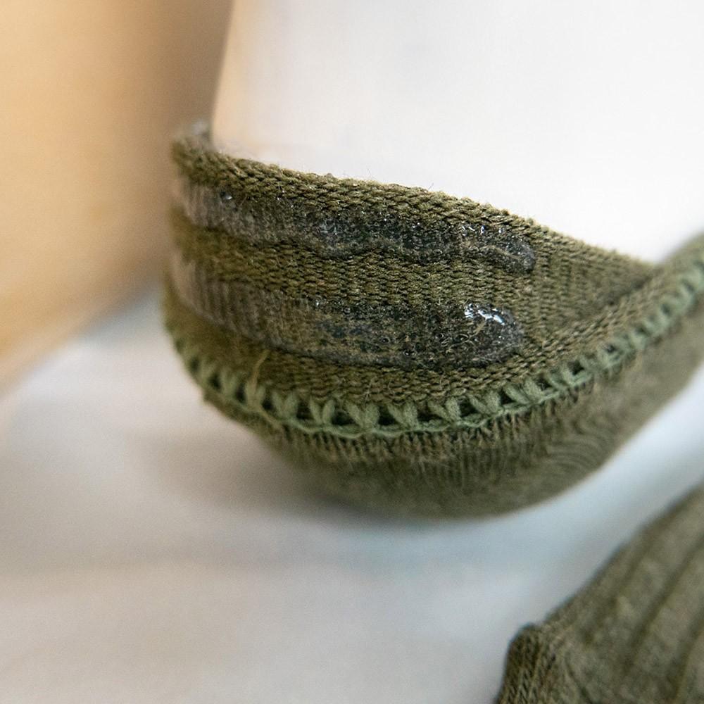 AUHA 韓國襪子 百搭純色坑條紋船型襪 K1105 踝襪 女生襪子 女襪 襪子推薦 正韓襪子 純棉襪 阿華有事嗎-細節圖7