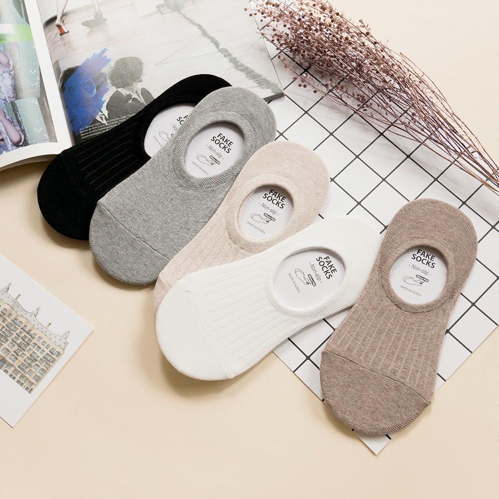 AHUA 韓國襪子 簡約純色條紋隱形襪 K0320 素色船襪 踝襪 正韓襪子 少女襪 純棉襪 襪子推薦 阿華有事嗎-細節圖6