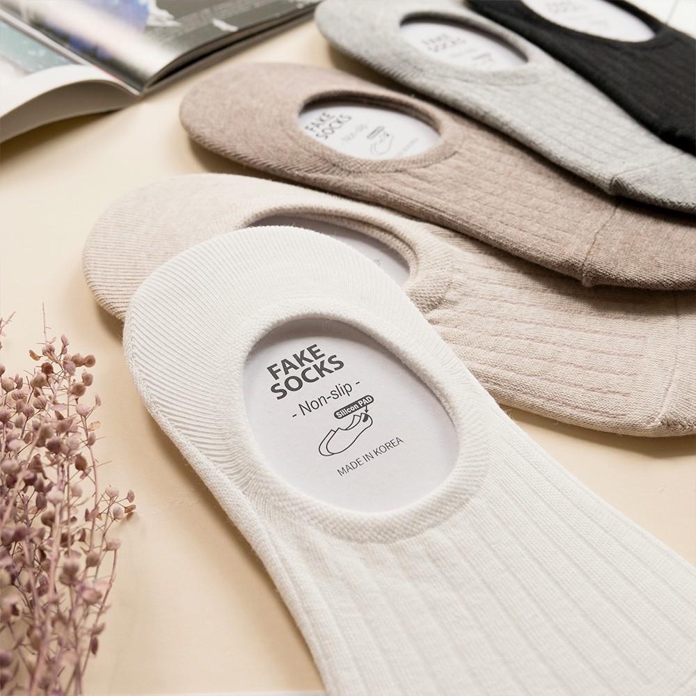 AHUA 韓國襪子 簡約純色條紋隱形襪 K0320 素色船襪 踝襪 正韓襪子 少女襪 純棉襪 襪子推薦 阿華有事嗎-細節圖8